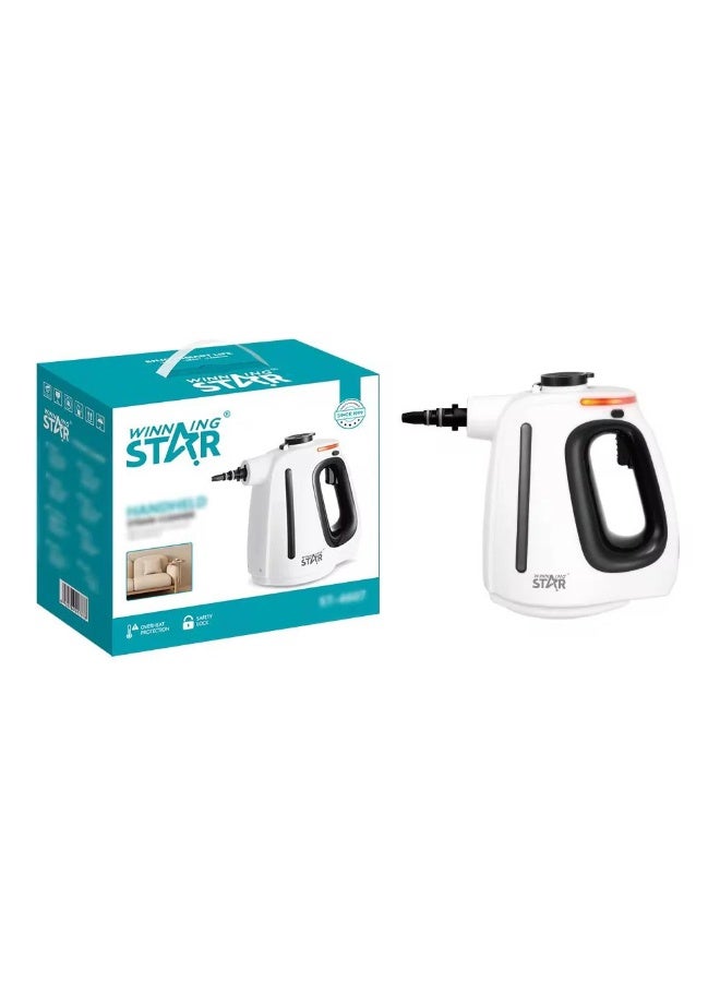 ويننج ستار WINNING STAR ST-4607 جهاز تنظيف بالبخار محمول 1350 واط – منظف جاف ورطب قوي للمفروشات والكنب والسجاد والمراتب ومقاعد السيارة | إزالة عميقة للبقع بالبخار والماء الساخن - Image 1